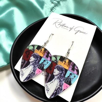 Taylor Swift Eras Tour Inspired Earrings - Fearless, Red, Lover Styles - Fan Jewelry