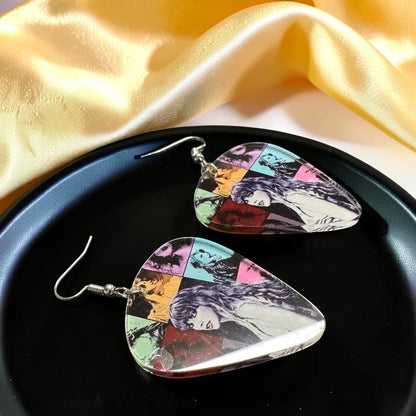Taylor Swift Eras Tour Inspired Earrings - Fearless, Red, Lover Styles - Fan Jewelry