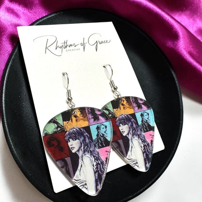 Taylor Swift Eras Tour Inspired Earrings - Fearless, Red, Lover Styles - Fan Jewelry
