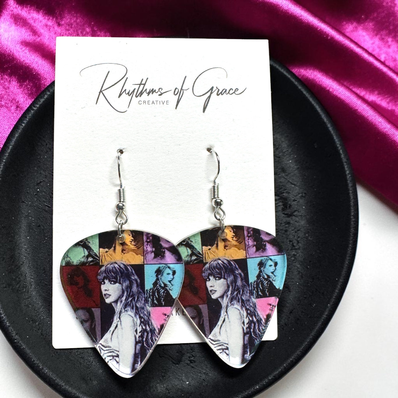 Taylor Swift Eras Tour Inspired Earrings - Fearless, Red, Lover Styles - Fan Jewelry