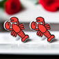 Crawfish/Lobster Stud Earrings – Dive into Style!