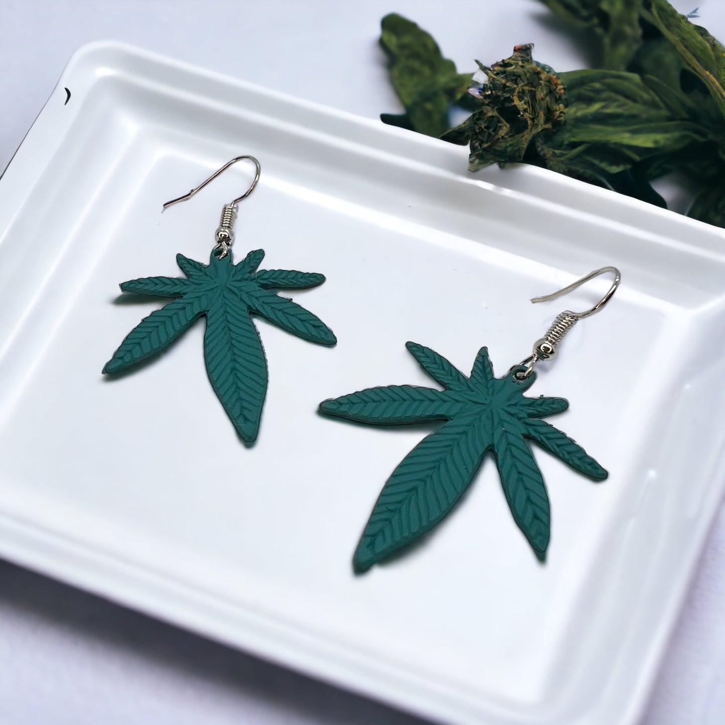 Leaf It to Style: Cannabis Earrings for the Trendy Stoner! - Rhythms of Grace Creative