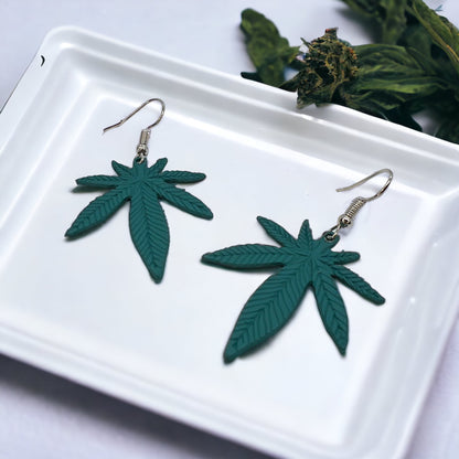 Leaf It to Style: Cannabis Earrings for the Trendy Stoner! - Rhythms of Grace Creative