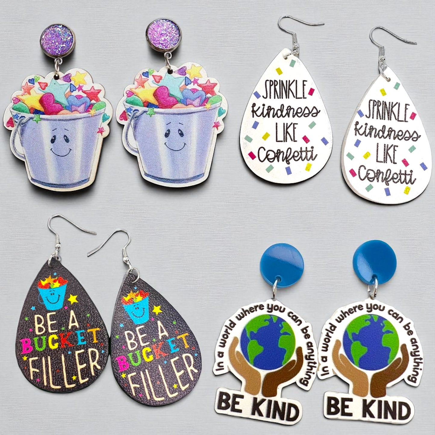 Sprinkle Kindness Everywhere with Bucket Filler Earrings!🌟 - Rhythms of Grace Creative