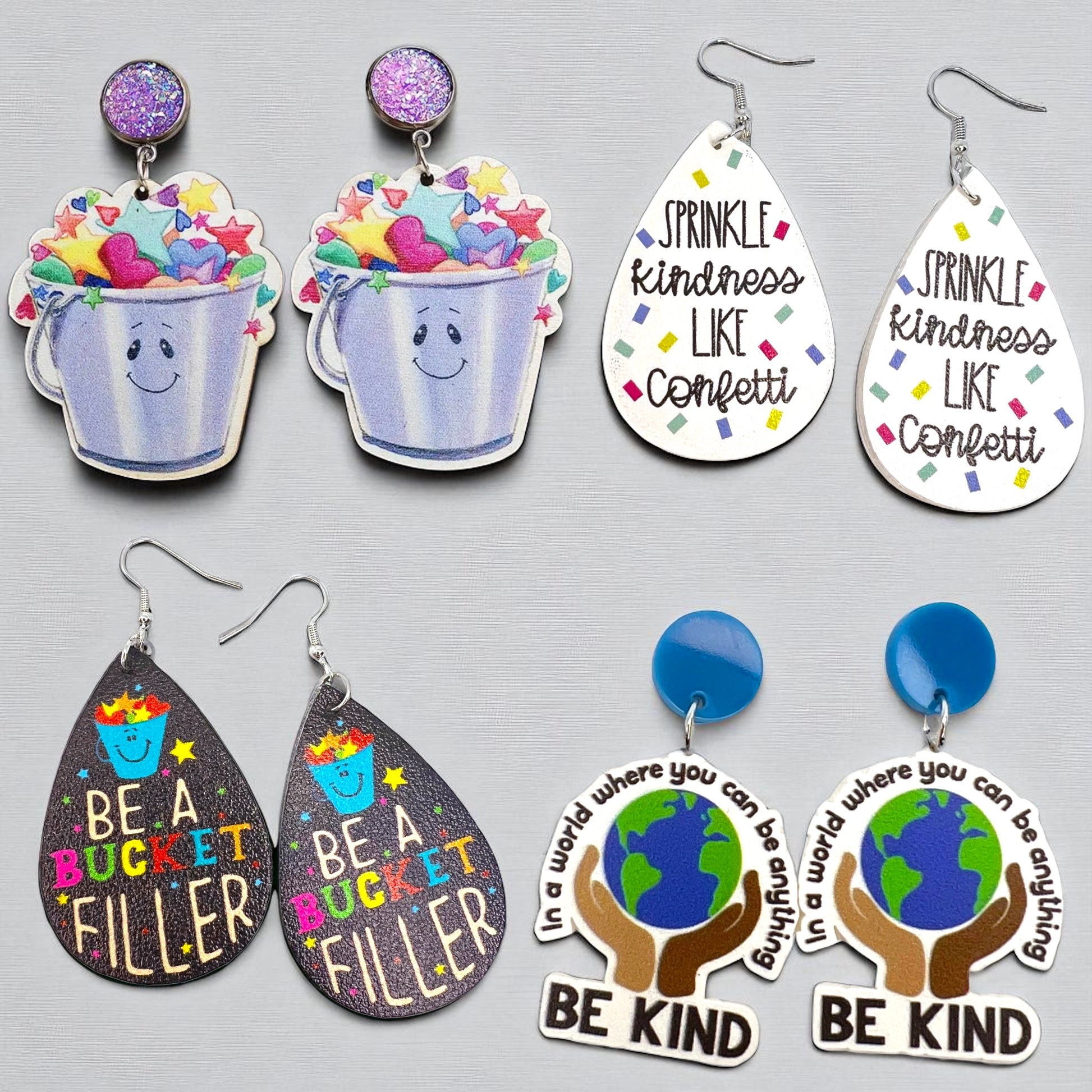 Sprinkle Kindness Everywhere with Bucket Filler Earrings!🌟 - Rhythms of Grace Creative