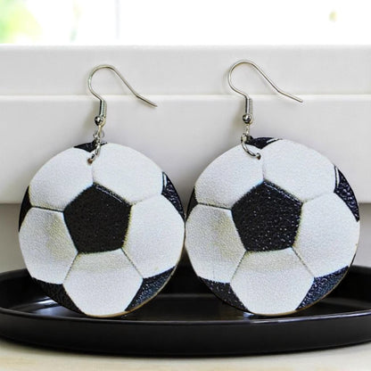 Score Big with Soccer Dangle Earrings! ⚽️