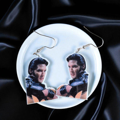 Rock Your Style: Elvis Presley Dangle Earrings - 12 Iconic Designs! 🎸
