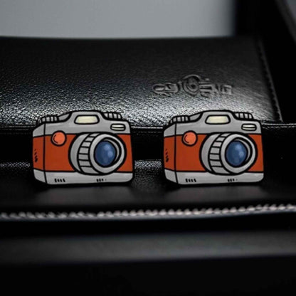 Snap Stylish: Camera Stud Earrings for Every Shutterbug!