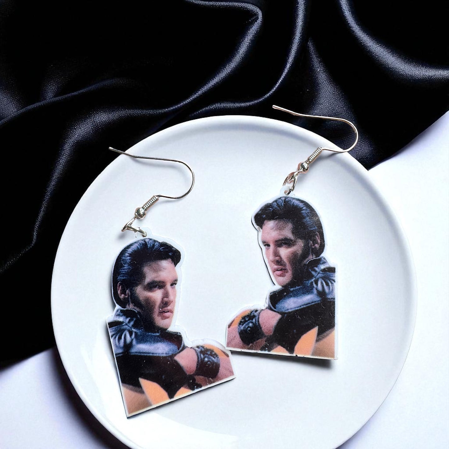 Rock Your Style: Elvis Presley Dangle Earrings - 12 Iconic Designs! 🎸