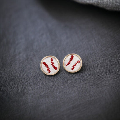 Step Up to the Plate with Our Baseball & Softball Stud Earrings! ⚾🥎