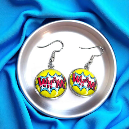 Superhero Sparkle: Dangle Earrings for Everyday Adventure!