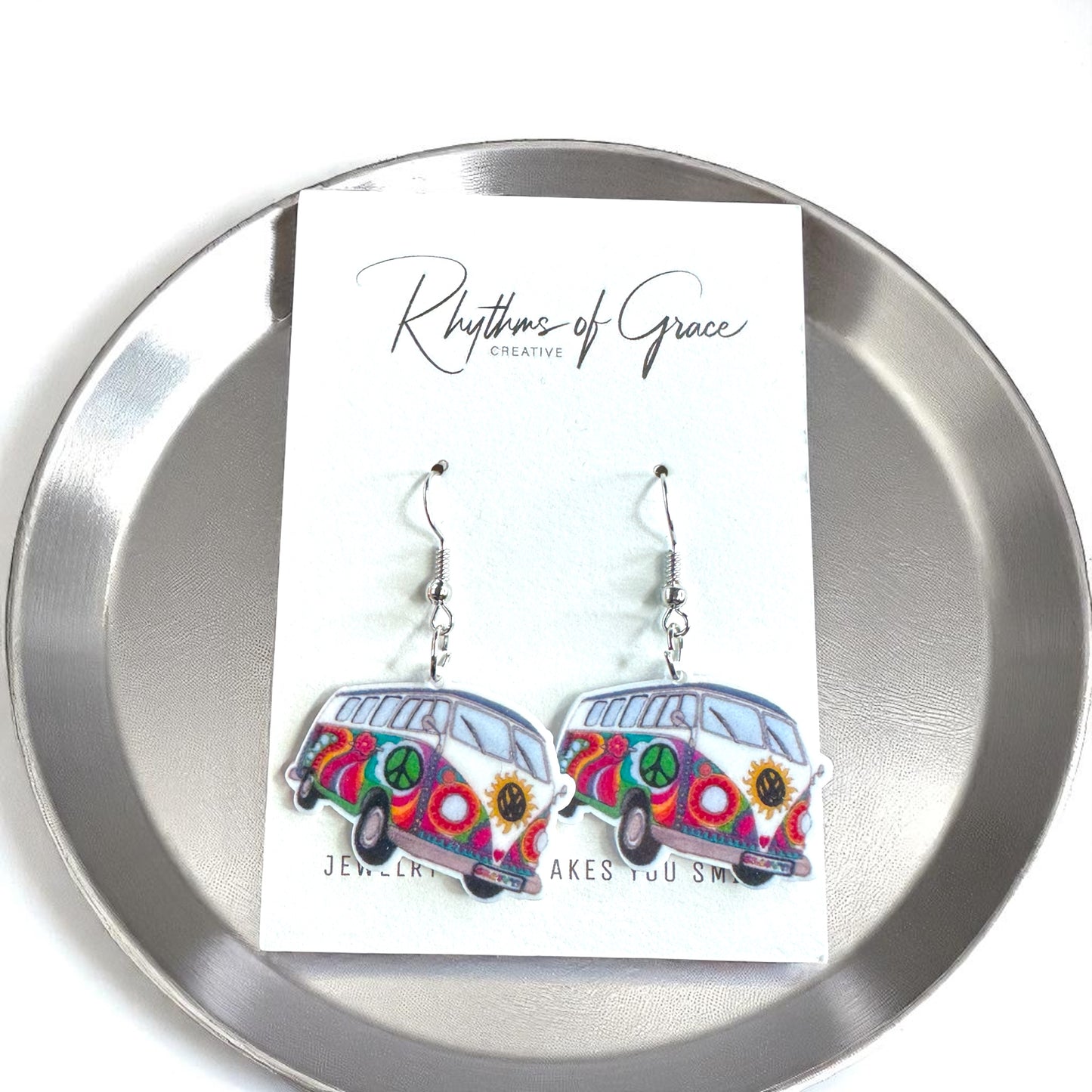 Peace, Love & Volkswagen: Dangle Earrings for the Ultimate Free Spirit!