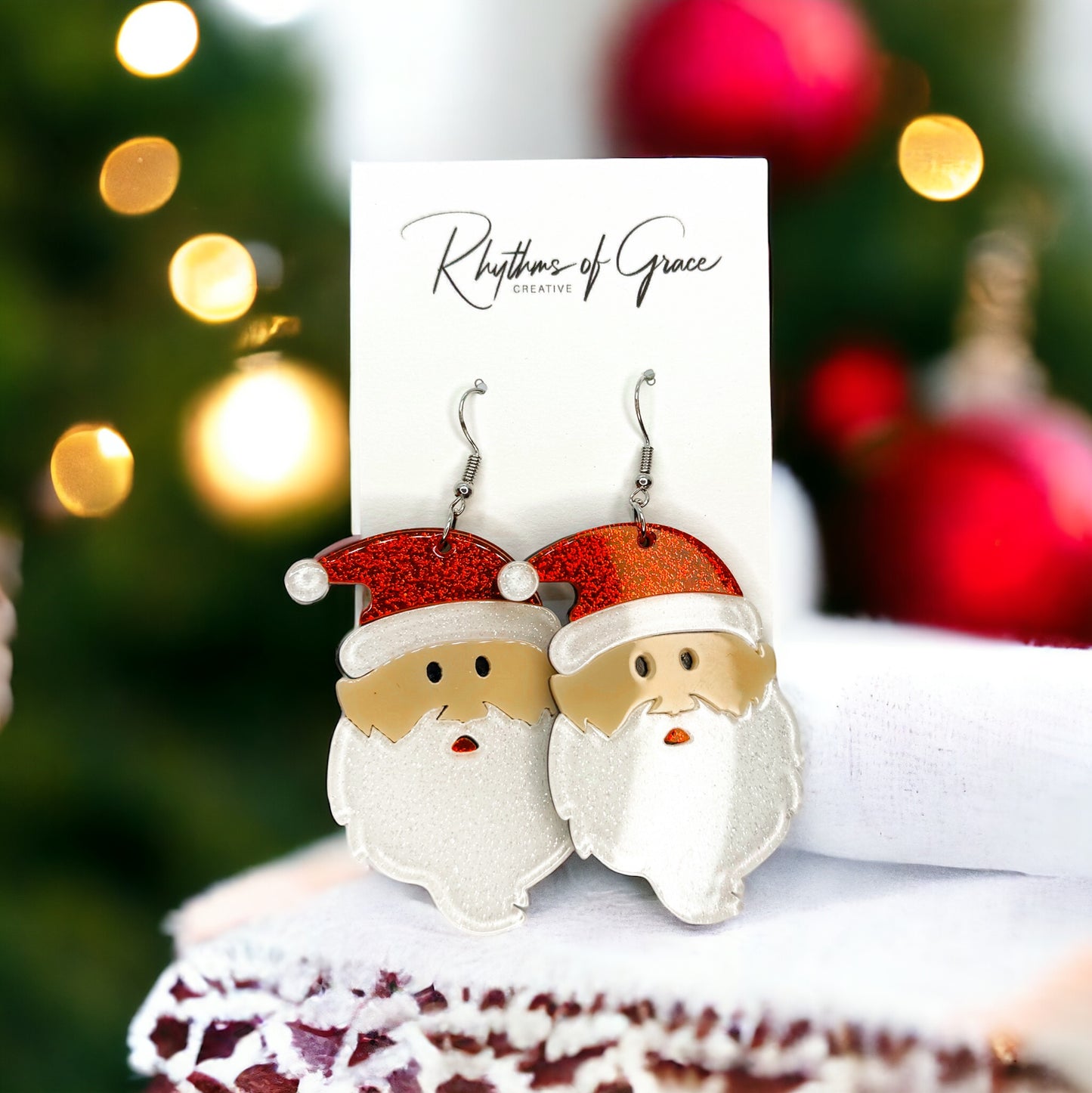 Holiday Glam Alert: Santa’s Shiny Sidekick Earrings