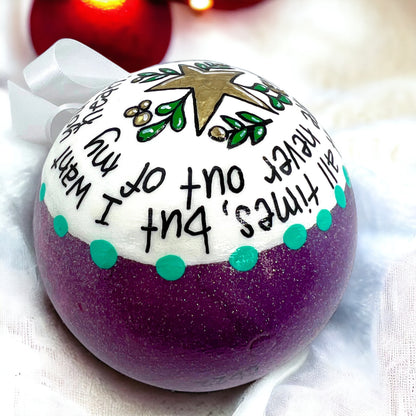 "Always in My Heart" Ornament - Personalized Christmas Keepsake