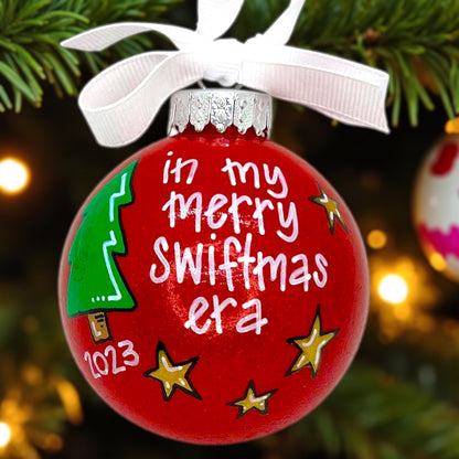 Celebrate the Eras: Exclusive Merry Swiftmas Ornament!