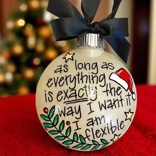 Control Freak Christmas Ornament | Type A Personality Holiday Humor