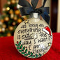 Control Freak Christmas Ornament | Type A Personality Holiday Humor