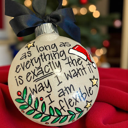 Control Freak Christmas Ornament | Type A Personality Holiday Humor