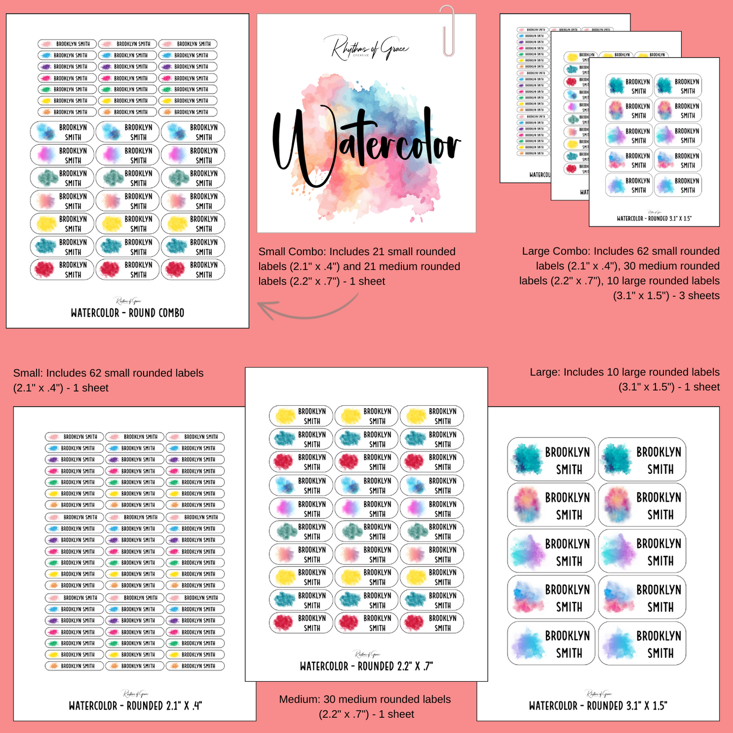 Back to School Personalized Character Labels – Waterproof & Customizable!