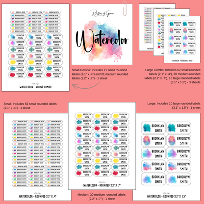 Back to School Personalized Character Labels – Waterproof & Customizable!