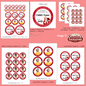Personalized Santa Gift Tags – Custom North Pole Express Labels, Waterproof Christmas Stickers, Santa’s Workshop & Holiday Name Tags