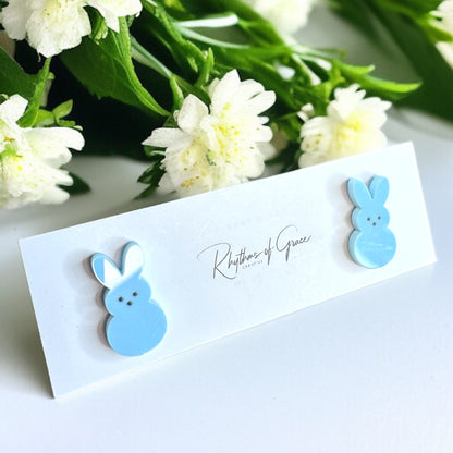 Hop into Easter Style with Peep Stud Earrings!