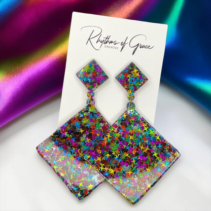 Glitter Up Your Life: Dazzling Oversized Earrings for Every Occasion!