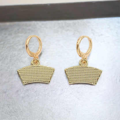 Saint Nurse Hat Hoop Earrings - Celebrate Healthcare Heroes with Dainty Jewelry!