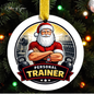 Personal Trainer Christmas Ornament | Custom Fitness Coach Holiday Ornament | Gym Trainer Gift