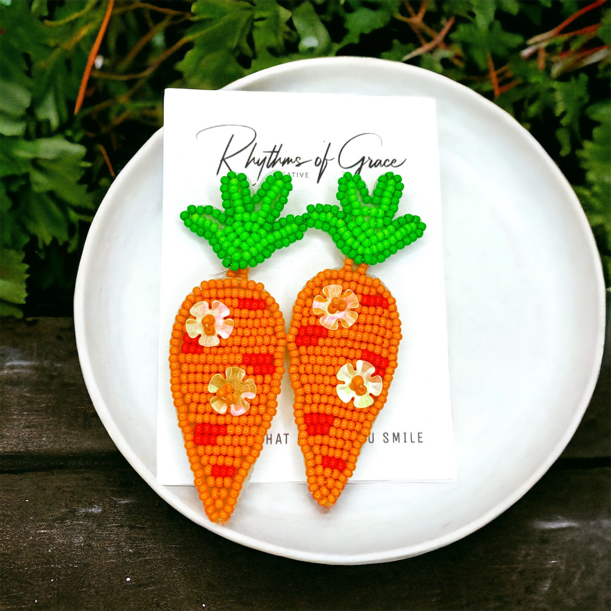Beaded Easter Earrings - Hop Into Spring Style! - Rhythms of Grace Creative