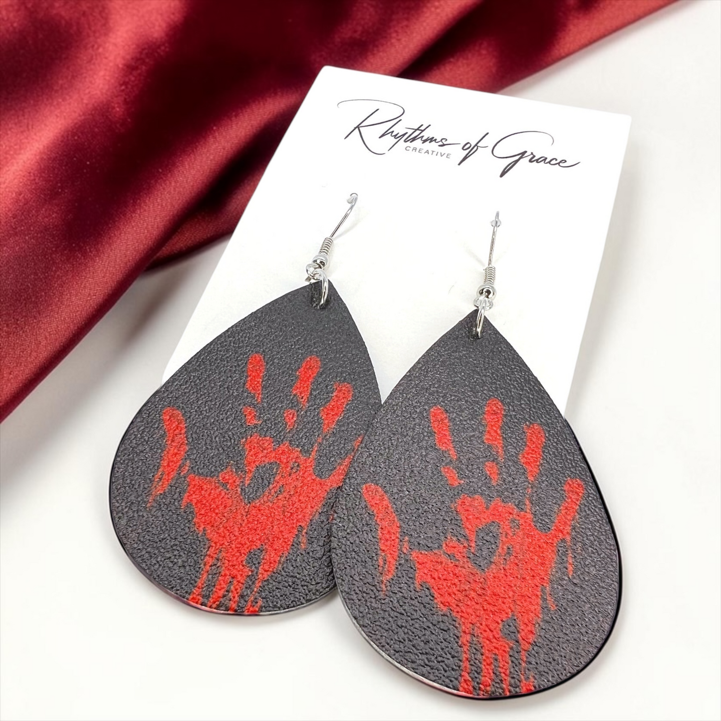 Crime Scene Chic: Spooky True Crime Dangle Earrings!