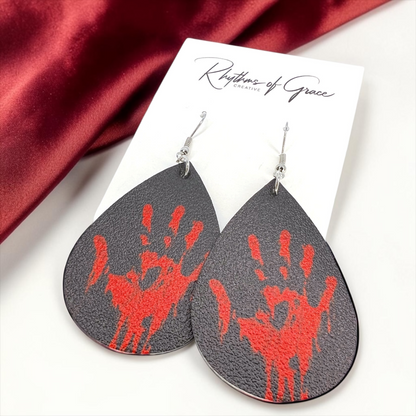 Crime Scene Chic: Spooky True Crime Dangle Earrings!