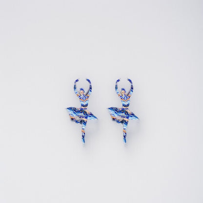 Sparkle Like a Superstar: Dancer Stud Earrings for Every Twirl and Tumble!