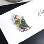 Grinchy Glam: Christmas Stud Earrings!🎄