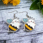 Boo Bees Earrings: Your Spooktacular Halloween Accessory! 👻🐝 - Rhythms of Grace Creative