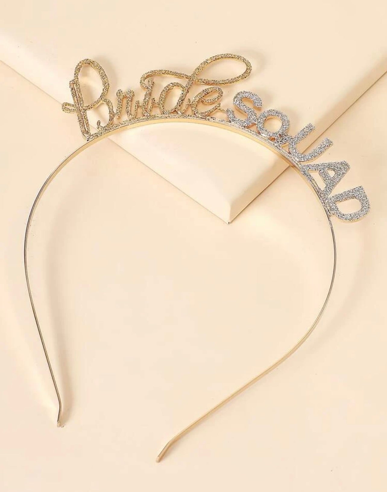 Bride Squad Headband - Bridal Shower Headband, Bride Headpiece, Bachelorette Headpiece, Bachelorette Party, Bridal Shower - Rhythms of Grace Creative