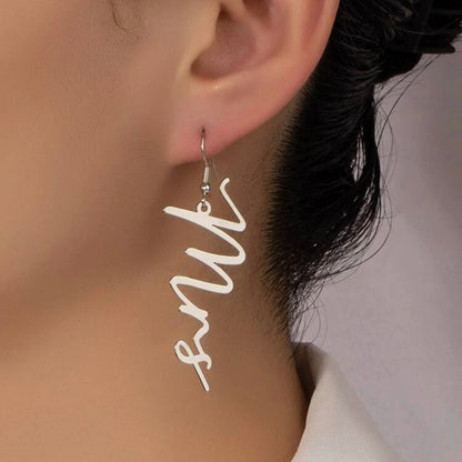 Say "I Do" to Style with Our Stunning MRS Bride Dangle Earrings! 🎉