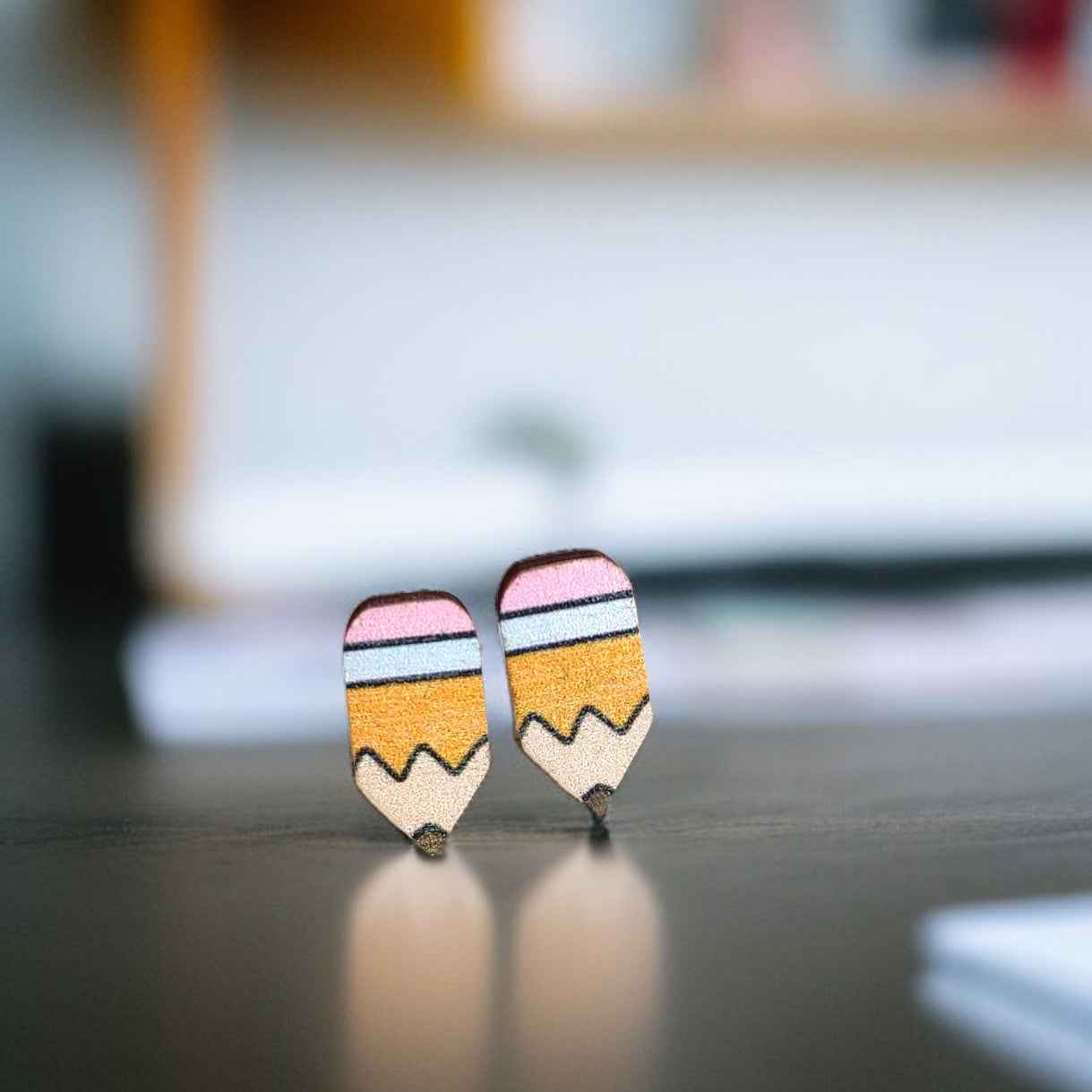 Pencil Me In: A+ Teacher Earrings That Write Style!