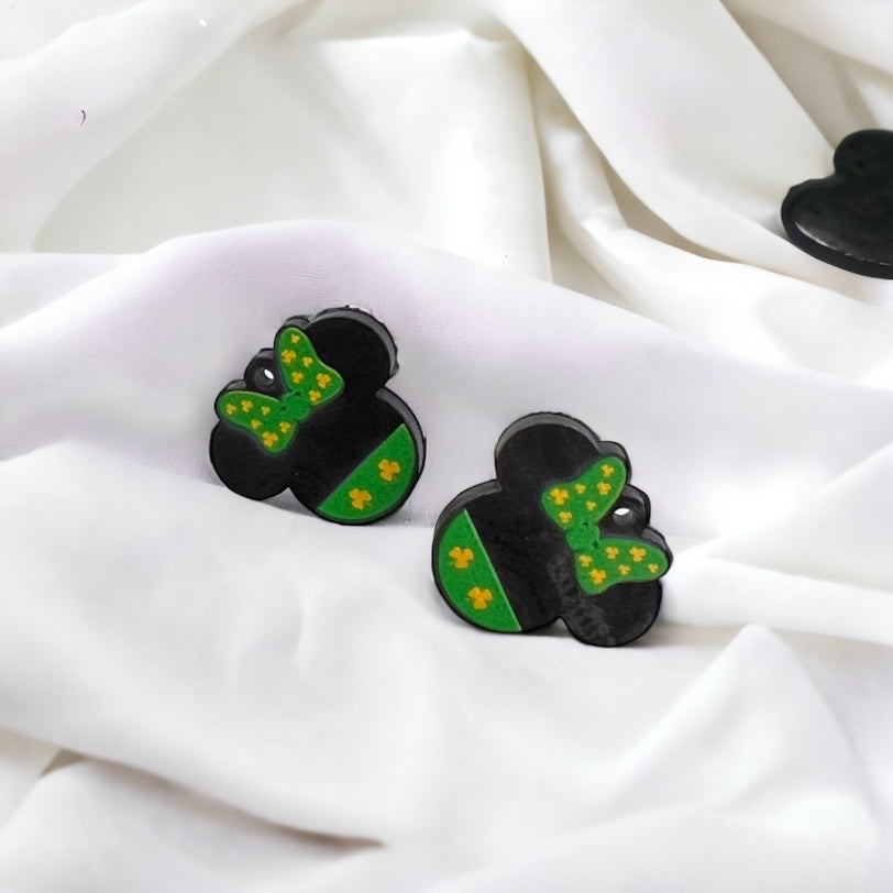 Lucky Mouse Ear Earrings - St. Patty's Day Edition! 🍀 - Rhythms of Grace Creative