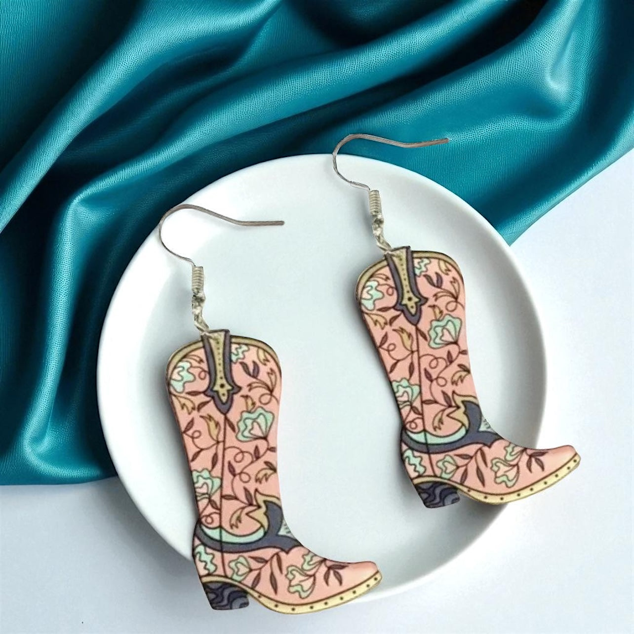 Boot Scootin' Bling: Cowgirl Boots Earrings for Your Inner Rockstar!
