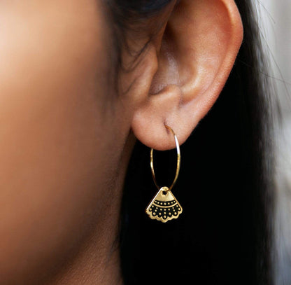 Delicate Dissent Hoop Earrings – Channel Your Inner RBG with Bold Elegance!