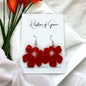 Tropical Flower Dangle Earrings 🌼 - Bring the Paradise to You! - Rhythms of Grace Creative