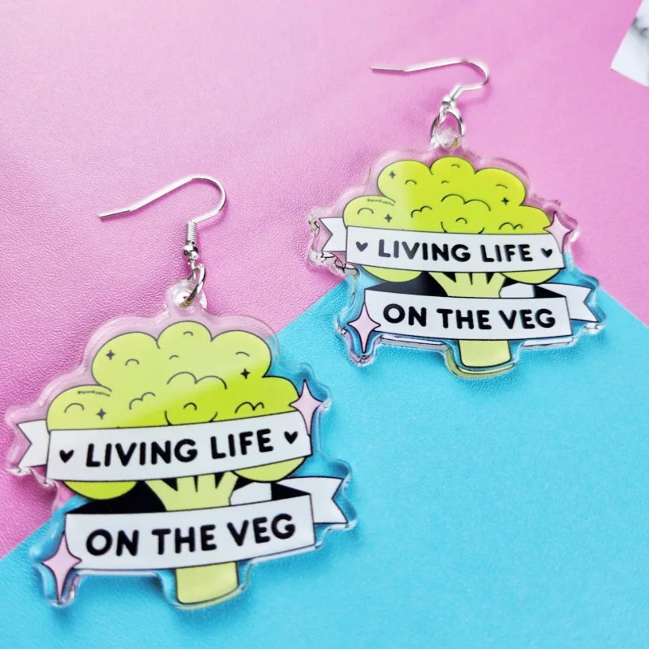 Veg Life Earrings: Living Life on the Veg 🌱 - Rhythms of Grace Creative