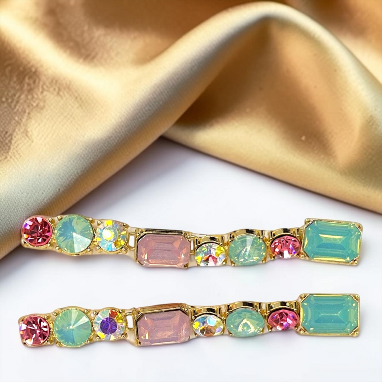 Pastel Dreams: Dazzling Rhinestone Dangle Earrings for Every Occasion!