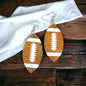 Kick Off Your Style: Stunning Football Dangle Earrings!