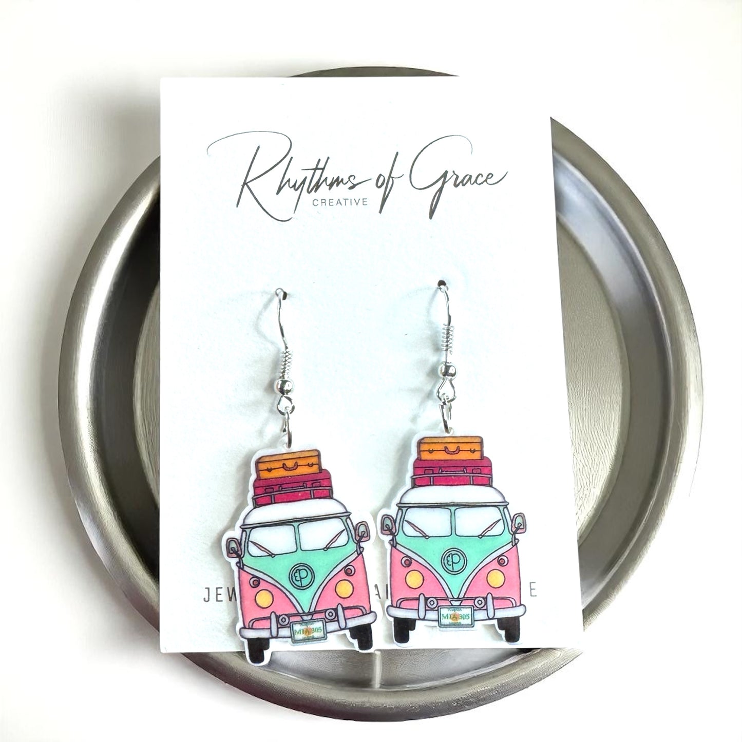 Peace, Love & Volkswagen: Dangle Earrings for the Ultimate Free Spirit!