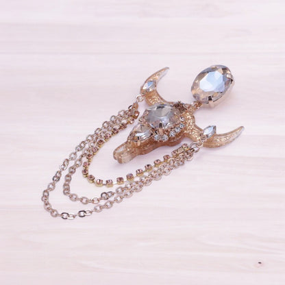 Stunning Western Inspired Rhinestone Dangle Earrings - Boho Jewelry Statement Piece