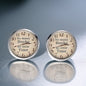 Ticking Away: ‘So Many Books, So Little Time’ Clock Stud Earrings!