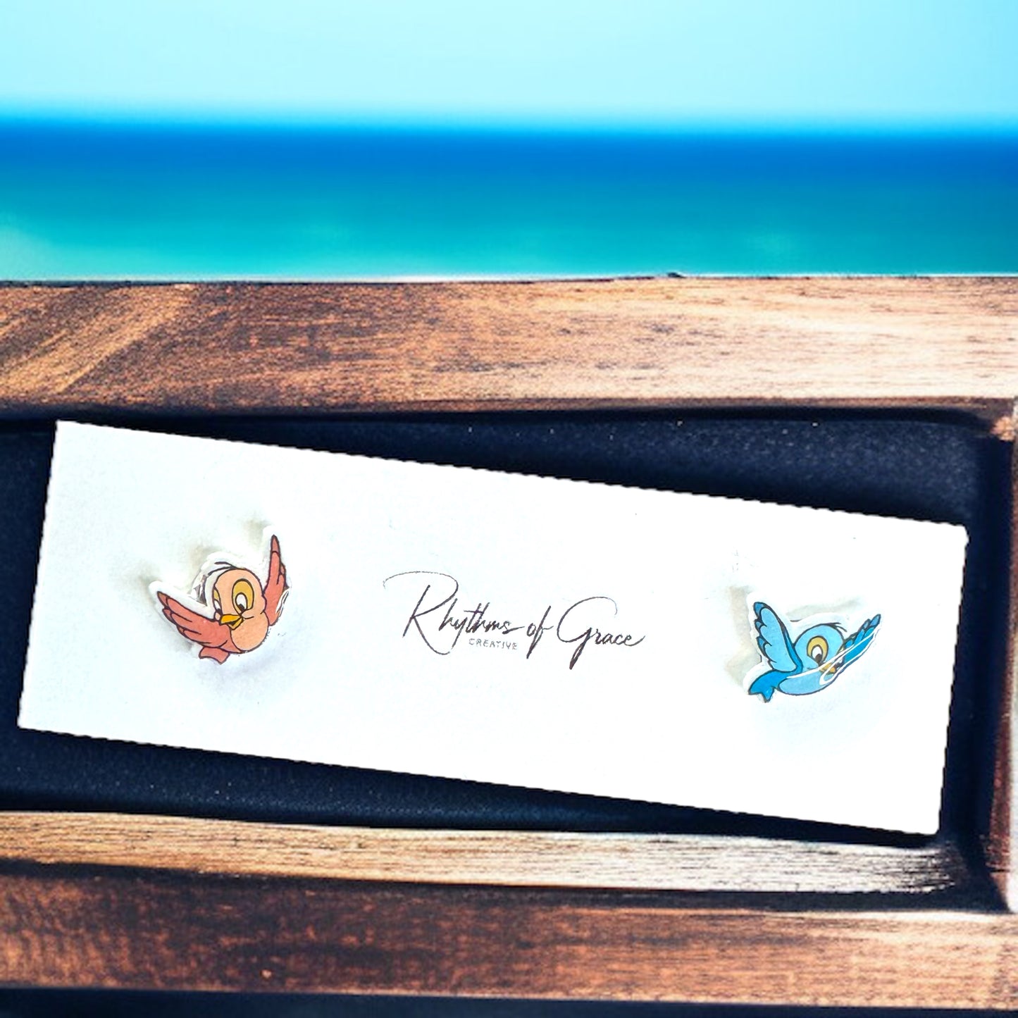Flutter into Fairytales with Our Cartoon Bird Stud Earrings! 