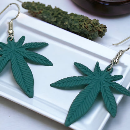 Leaf It to Style: Cannabis Earrings for the Trendy Stoner! - Rhythms of Grace Creative